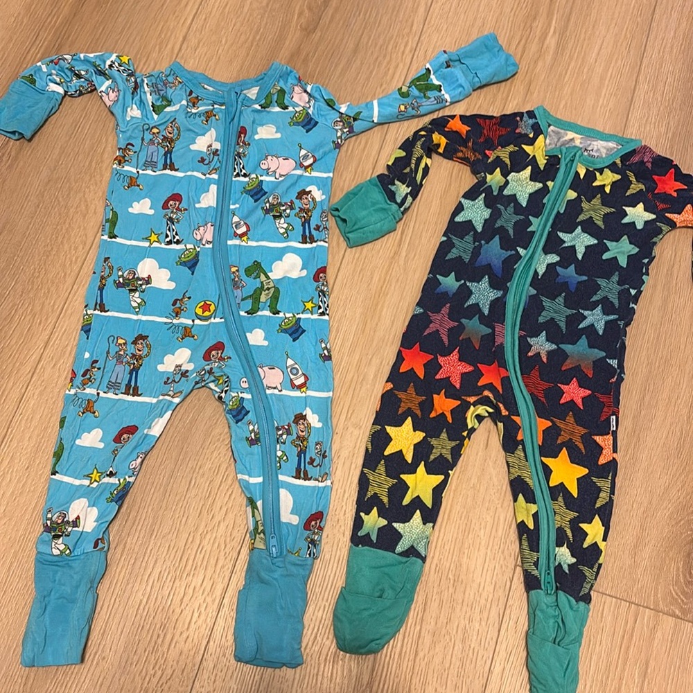 Little sleepies Toy Story and stars 3-6 months